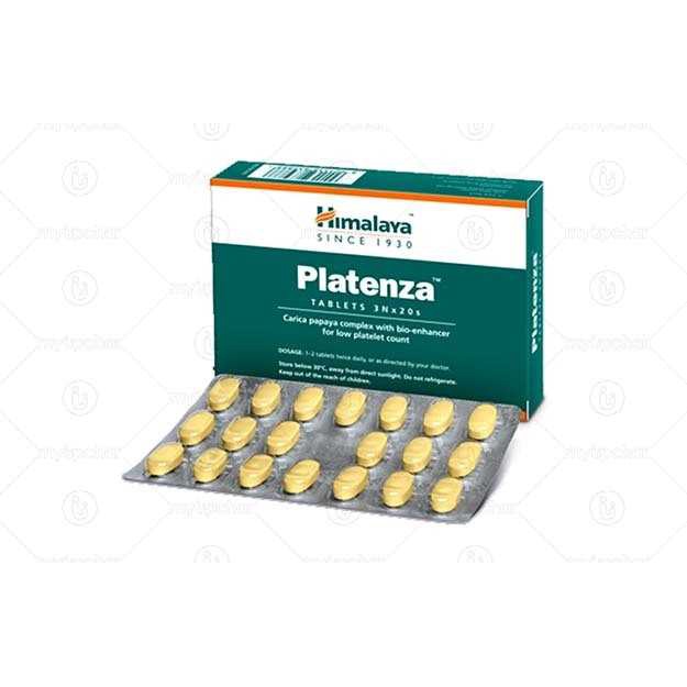 Himalaya Platenza 60 เม็ด เสริมสร้างเกล็ดเลือด สำหรับโลหิตจาง