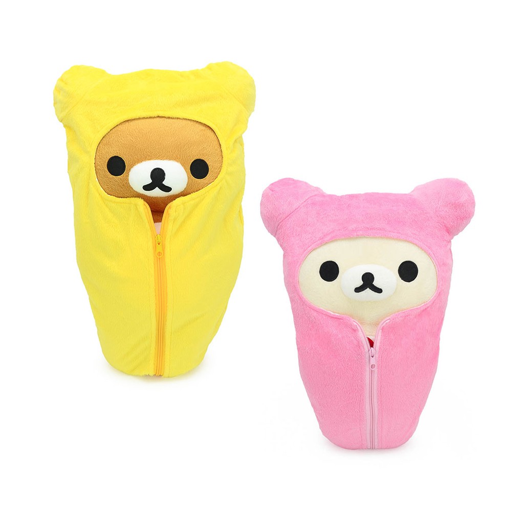 Rilakkuma ลิขสิทธิ์แท้ ตุ๊กตา ริลัคคุมะ ( Rilakkuma ) / โค ริลัคคุมะ ( Ko Rilakkuma ) ในถุงนอน In Sl