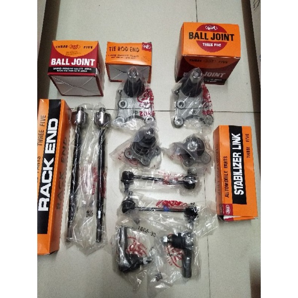 555JAPANชุดลูกหมาก 10 ชิ้น Isuzu All New Dmax Hilander 4X4 V-Cross, MU-X ปี 12-19 (ตัวสูง-ตัวเตี้ย)ช