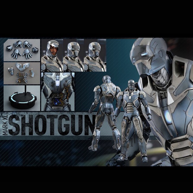 Hot Toys MMS309 Iron Man 3 - Shotgun Mark XL 1/6 New