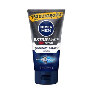 NIVEA นีเวีย เมน เอ็กซ์ตร้า ไวท์เทนนิ่ง พอร์ มินิไมเซอร์ คูลลิ่ง มัด โฟม 150 กรัม