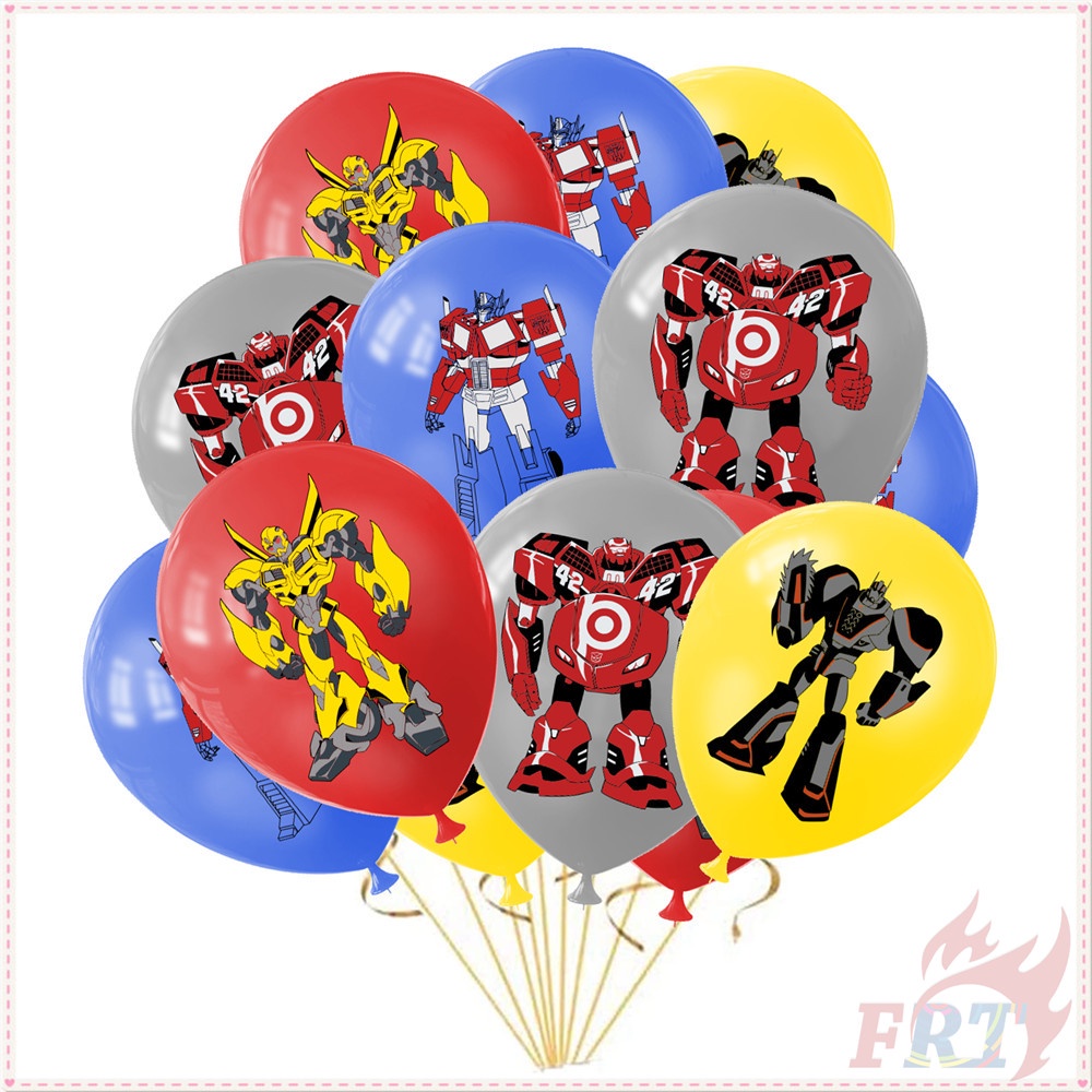Party Decoration - Balloons 1Pc 12inch Transformers Character Latex Balloons Party Needs Decor Happy Birthday Party Supplies