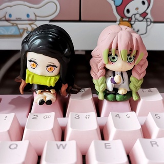 【KEYCAP】คีย์บอร์ด Mechanical Ecs R4 OEM ABS ลาย Demon Slayer Tanjiro Nezuko DIY