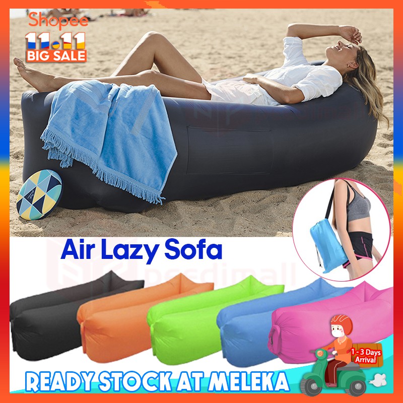 Inflatable Sofa Outdoor Portable Lounger Air Lazy Sleeping Sofa Bed Sleep  Bag Lounge Bed Kerusi Angin โซฟาพอง BiPT | Shopee Thailand