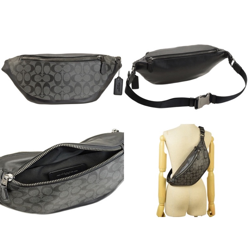 กระเป๋า COACH F78777 WARREN BELT BAG IN SIGNATURE CANVAS (QBMI5)