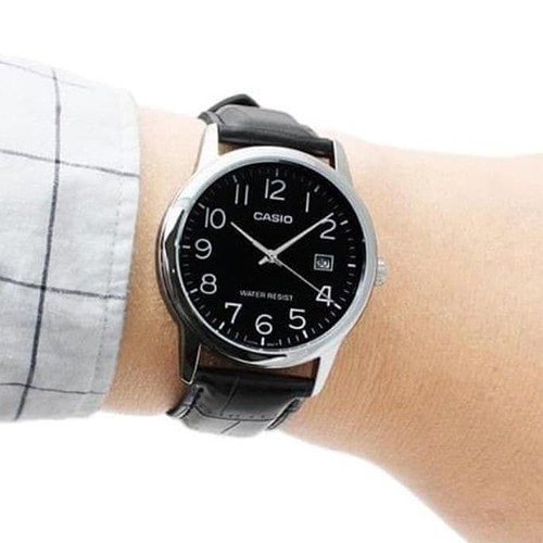 Casio Standard นาฬิกาข้อมือ สายหนัง  รุ่น MTP-V002L,MTP-V002L-1B,MTP-V002L-7B2