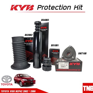 KYB ยางกันกระแทก,ยางกันฝุ่น,เบ้าโช๊คอัพ TOYOTA VIOS โตโยต้า วีออส ปี 2002-2006