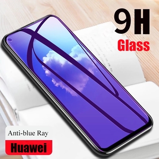 กระจกนิรภัยกันรอยหน้าจอ กันแสงสีฟ้า สําหรับ Huawei Y7a Y6p Y7p Y8p Y5p Y7 Y6 Pro Y9 Prime 2019 P40 P30 P20 Lite P Smart 2021