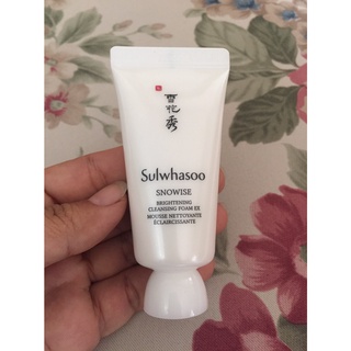 โฟมล้างหน้าSulwhasoo Snowise Brightening Foam Ex 30 ml (สคบ.)