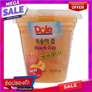 โดลพีชในน้ำผลไม้รวม 198กรัม Dole Peach in Mixed Fruit Juice 198g.