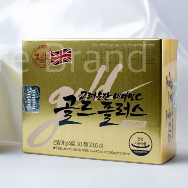 Korea Eundan Vitamin C Gold Plus 30 เม็ด กล่องสีทอง วิตามินซีอึนดัน โกลด์พลัส