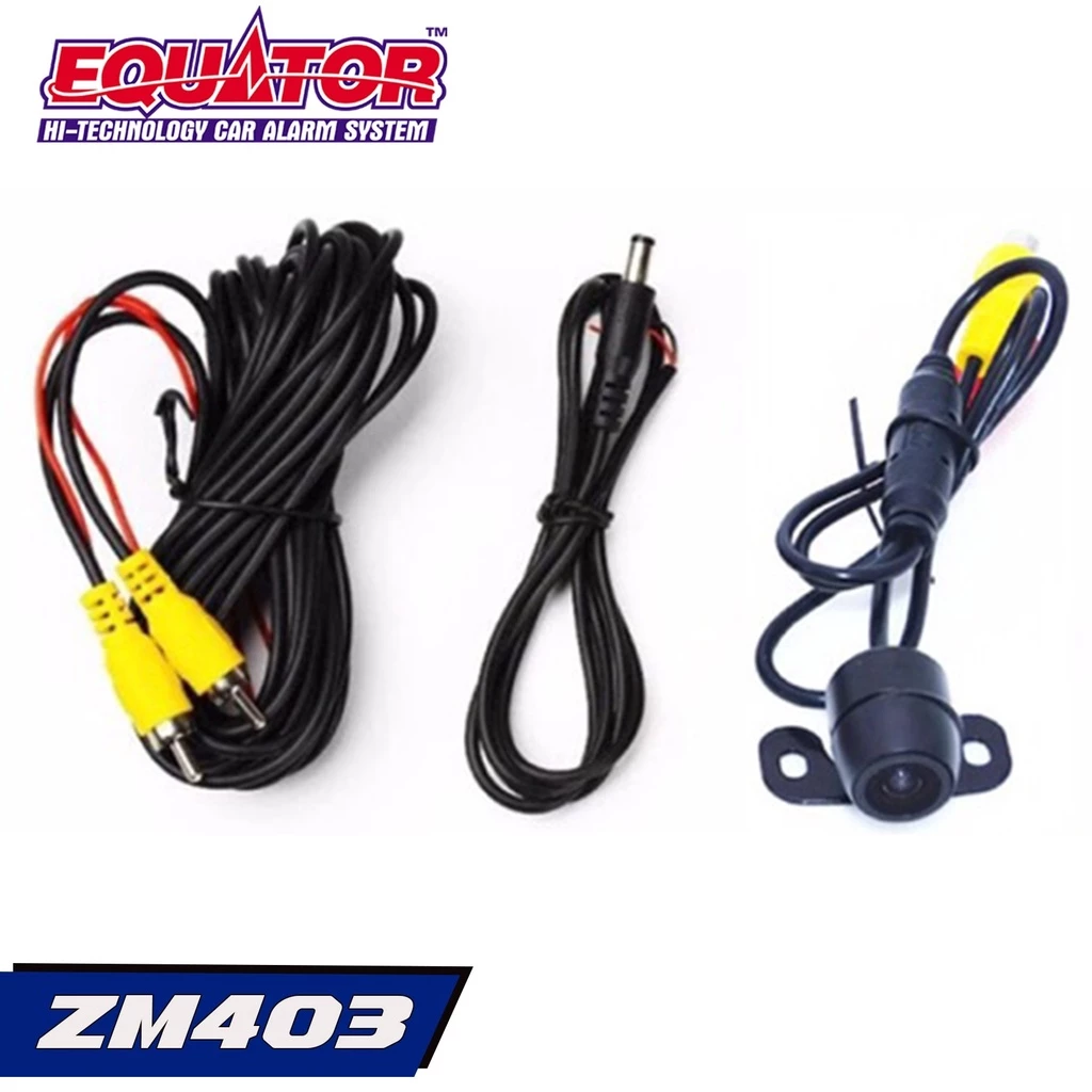 กล้องถอยหลังติดรถยนต์แบบปีกผีเสื้อกลม EQUATOR Rear Camera รุ่น ZM403 กล้องมองหลัง ติดกับวิทยุ จอ2ดิน ชัดทั้งกลางวันและกล thumbnail 7
