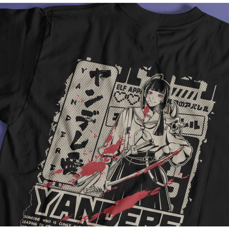 Heavyweight Yandere Elvenshopz Original 230 GSM Tshirt - Yandere Original Cotton 20s เสื้อยืด
