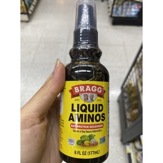 แบรค ซีอิ๊วหมักจากถั่วเหลือง 177 Ml. Bragg Liquid Aimanos Soy Protein Seasoning