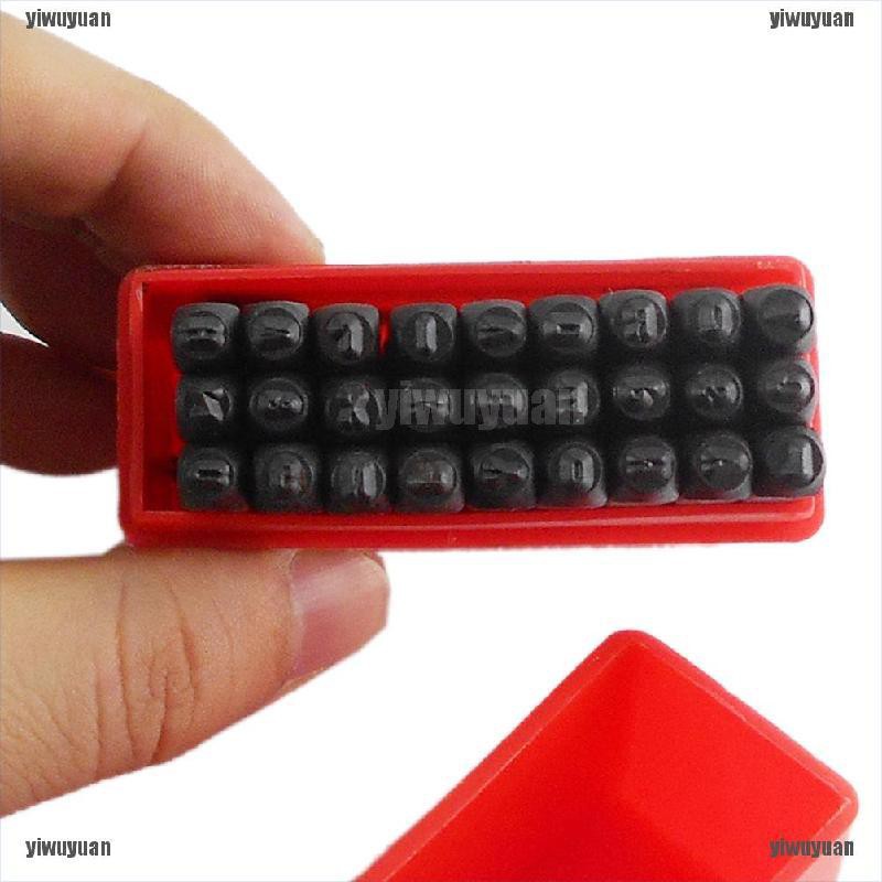 27-Piece Reversed Steel Letter Stamp Punch Set – Choose Your Size 3 thumbnail image