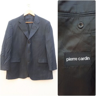 pierre cardin สูทผู้ชาย เบลเซอสูท สี เทาเข้ม มีซับใน ใหม่กริ๊บ Size  L รอบอก 48 นิ้ว ผ้าไม่ยืดค่ะ