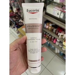 Eucerin Ultrawhite Spotless Gentle Cleansing Foam 150g.