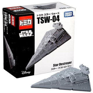 โมเดลยาน Star Destroyer TSW-04 จากหนัง Star wars ลิขสิทธิ์แท้ TAKARA TOMY ของสะสม STAR WARS SP