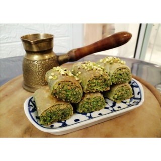 Turkish-style baklava with Pistachios 6 pcs