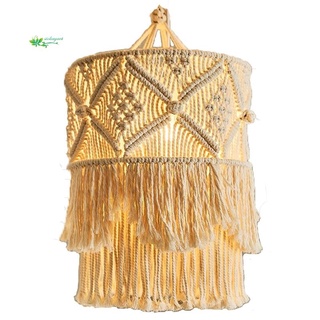 พรมแขวนผนังตกแต่งพื้นหลัง Macrame Boho แฮนด์เมด