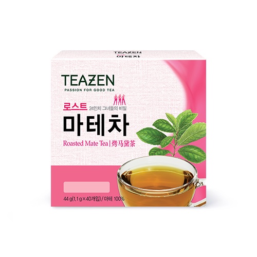 [พร้อมส่ง✅] TEAZEN ROASTED MATE TEA ชามาเต ลดน้ำหนัก อิ่มไว เผาผลาญไขมัน 🌸✨ 40 ซอง