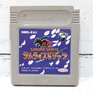 ตลับแท้ [GB] [0070] Samurai Spirits (Japan) (DMG-X4J) Gameboy Game Boy Original เกมบอย