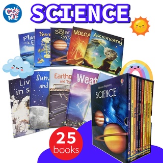 Usborne Beginners Science หนังสือภาษาอังกฤษ ปกแข็ง Box set 10เล่ม หนังสือแนววิทยาศาสตร์