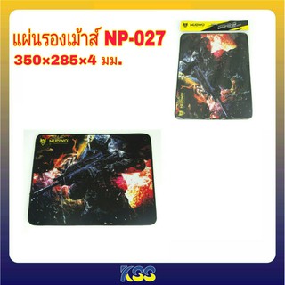 แผ่นรองเม้าส์ ใหญ่ Mouse Pad Nubwo Np-027 ขนาด (กว้างxยาวxหนา): 350x285x4 มม.