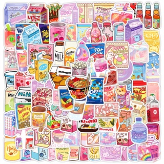 ❉ Yummy Delicious Food Series 03 Snacks Drinks Candy Mini สติ๊กเกอร์ ❉ 100Pcs/Set Waterproof DIY Fashion Decals Doodle สติ๊กเกอร์