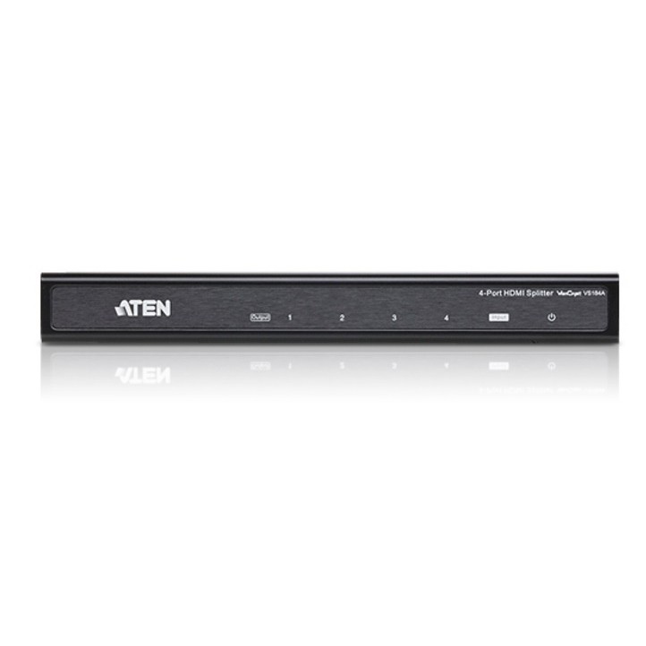 ATEN 4 PORT HDMI SPLITTER WITH 4KX2K VS184A รับประกัน3ปี