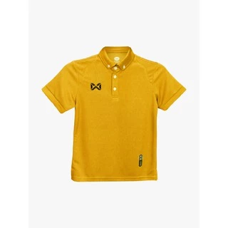 WARRIX เสื้อโปโลเบสิคเด็ก แขนสั้น WA-3315KN-ทอง-NN