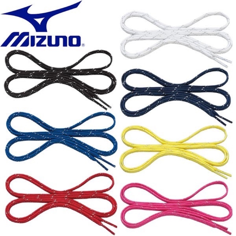 เชือกรองเท้าแบบกิตเตอร mizuno ของแท้ พร้อมส่ง
