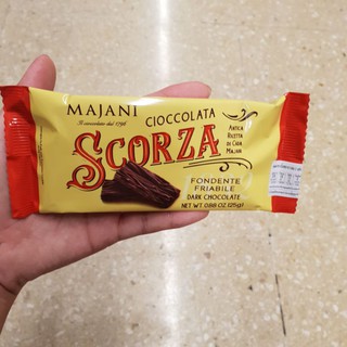 สคอร์ซ่า ช็อกโกแลต Majani Scorza Chocolate 25g.