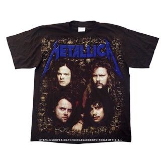 เสื้อยืด metallica ผ้าฟอกเฟดเก่า OVP