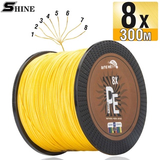 Biteme Tali pancing 100M 300M 8 strands สายการประมงถักหลายสีทนทานแข็งแรง Dyneema ถัก PE FI