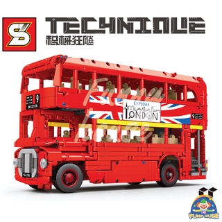 บล็อคตัวต่อ LONDON BUS รถบัสลอนดอนสีแดง มี 2 ชิ้น CEARTORS3132 จำนวน 1686 ชิ้น