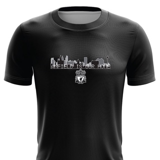 เสื้อยืด ลาย Liverpool FC แบบแห้งเร็ว ไซซ์ XS - 7XL