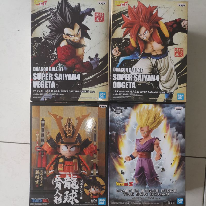 Banpresto Dragonball Z GT SS4 Gogeta Vegeta ROS MSP Master Stars Piece สีพิเศษ Gohan Armor Kid Goku