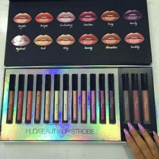 💋HUDA 15 สี ((กล่องเงิน)) 💋