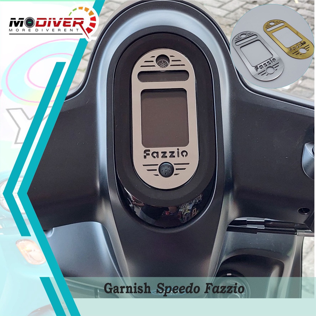 Yamaha Fazzio Speedometer Garnish Emblem Accessories Modiver