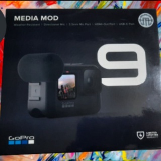 GOPRO HERO 9,10 MEDIA MODโกโปรฮีโร่เก้า,สิบมีเดียหมอด มีลำโพงหน้าหลัง ที่ติดไฟแฟลช ช้อทกันไมค์ ประกันร้าน24เดือน ส่งไว