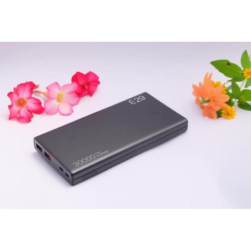 แบตเตอรี่สำรอง แบรนด์ Eloop E29 รับประกันแท้ ความจุ 30000mAh