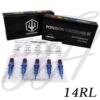 POSEIDON CARTRIDGE III 14RL 20 ชิ้นในกล่อง