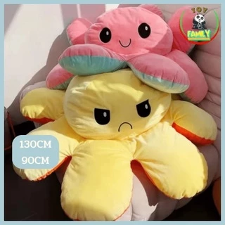 ตุ๊กตาหมึก หลายอารมณ์ เปลี่ยนหน้าได้ 2ขนาด 90CM 130CM น่ารักนุ่มฟู เขียนการ์ดอวยพรได้ วันครบรอบ วันปัจฉิม วันเกิด