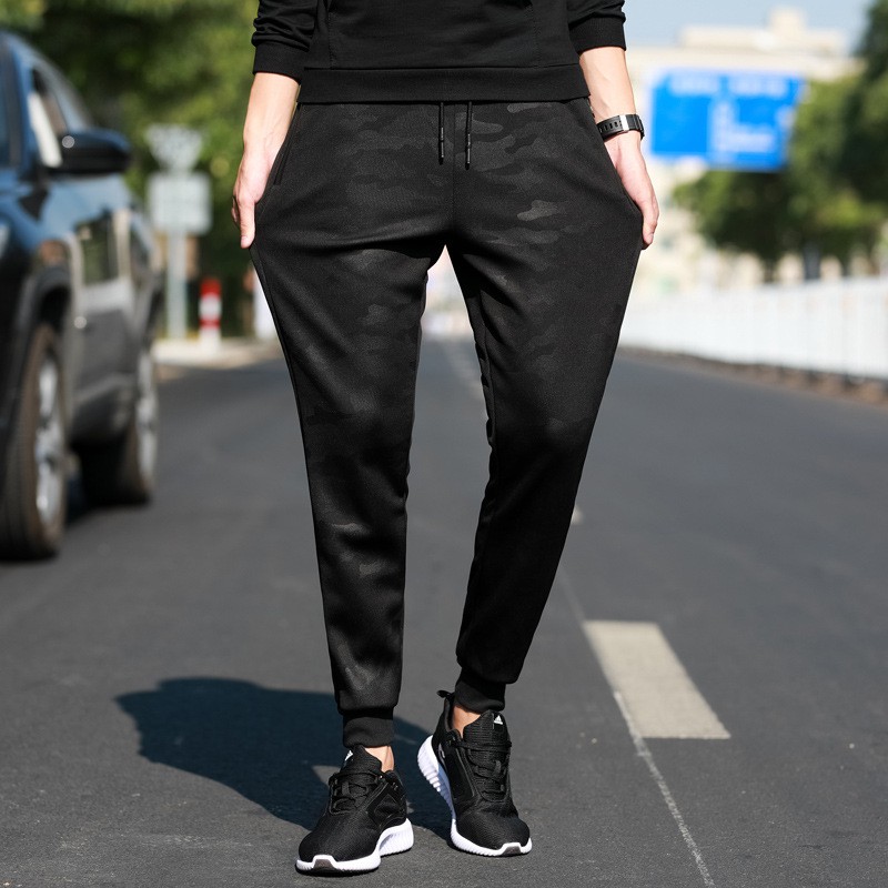 Jogger Pants กางเกงลำลองลายพราง ขาจั๊ม เอวยางยืด FNY 918 #1