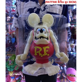 แรทฟิงค์ Rat fink งานแบรน​ด์Fungo​ สีเรืองแสง30cm.หนูผี