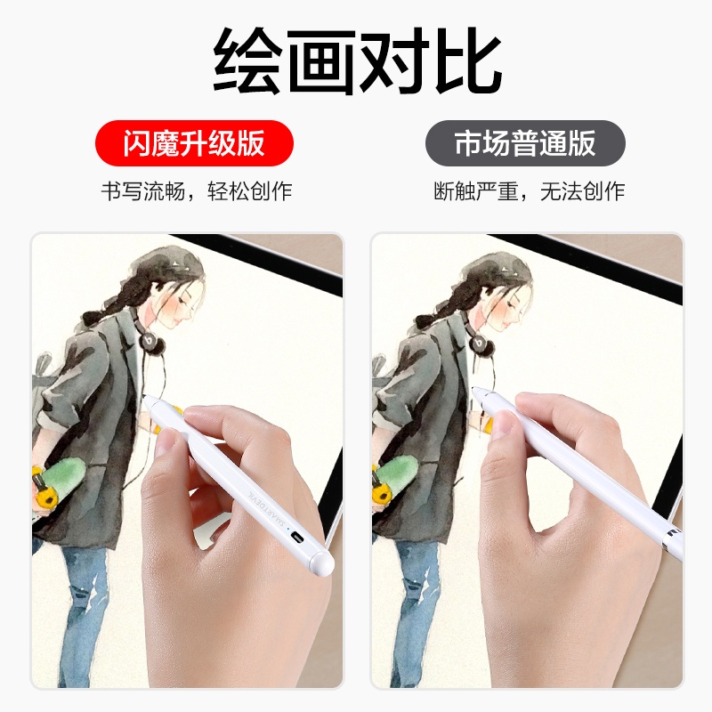 Smartdevil ปากกาสไตลัสแม่เหล็ก สําหรับ iPad Air 5 4 8th Pro 2020 2021 ...