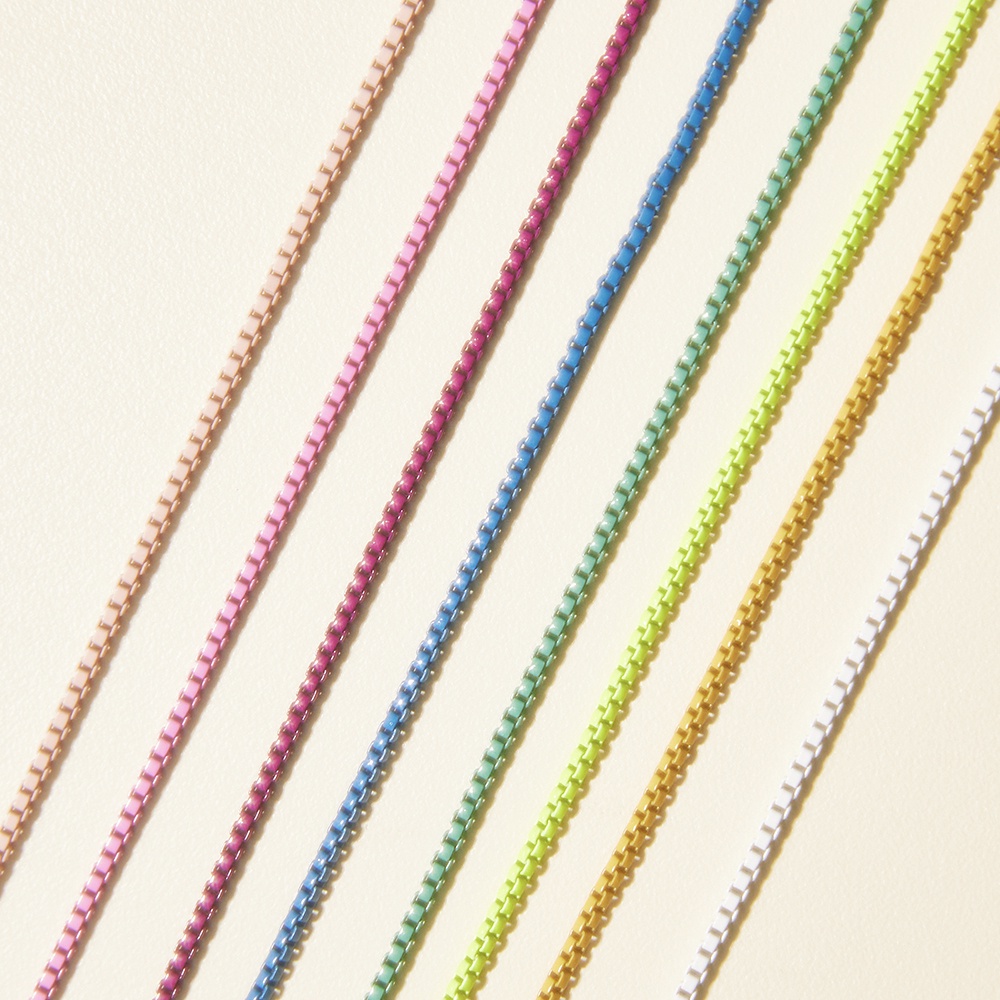 SWAN خلخال فضة Color Box Chain — صورة 4