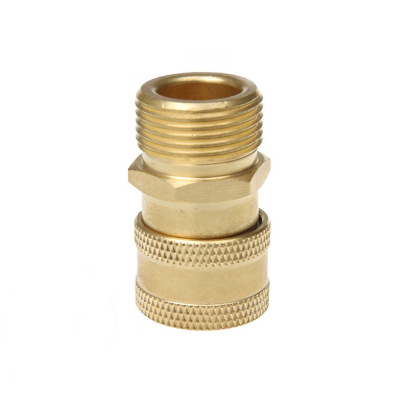 Pair High Pressure Washer Quick Connect M22X 1//4 Inch Quick Connect Adapter