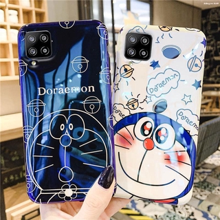 เคสโทรศัพท์มือถือแบบนิ่ม Samsung Galaxy A12 A42 A22 A23 5G A73 A72 A52 A52S A32 A13 A71 A51 A31 TPU กันกระแทก ลายการ์ตูนโดเรม่อน สําหรับ